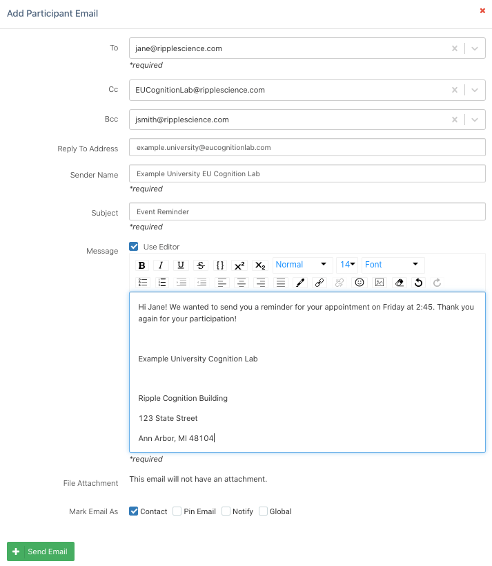 How To: Send an Email – Ripple Science